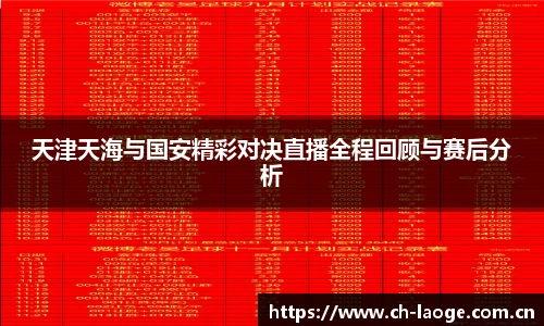 天津天海与国安精彩对决直播全程回顾与赛后分析
